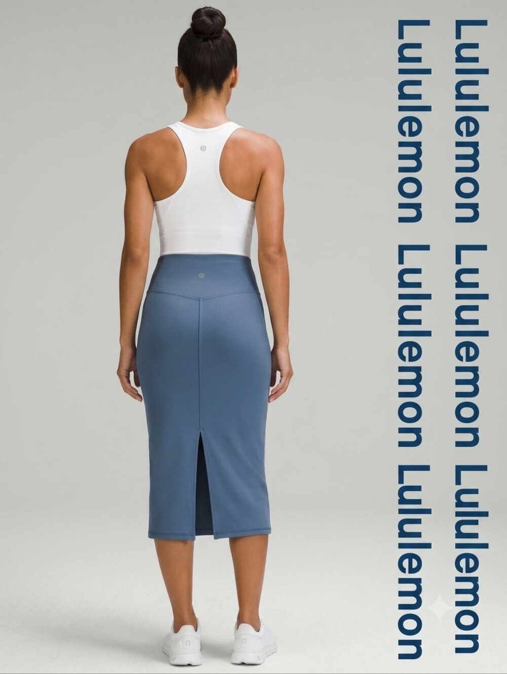 lululemon athletica Dusty Blue High-Rise Pencil Skirt